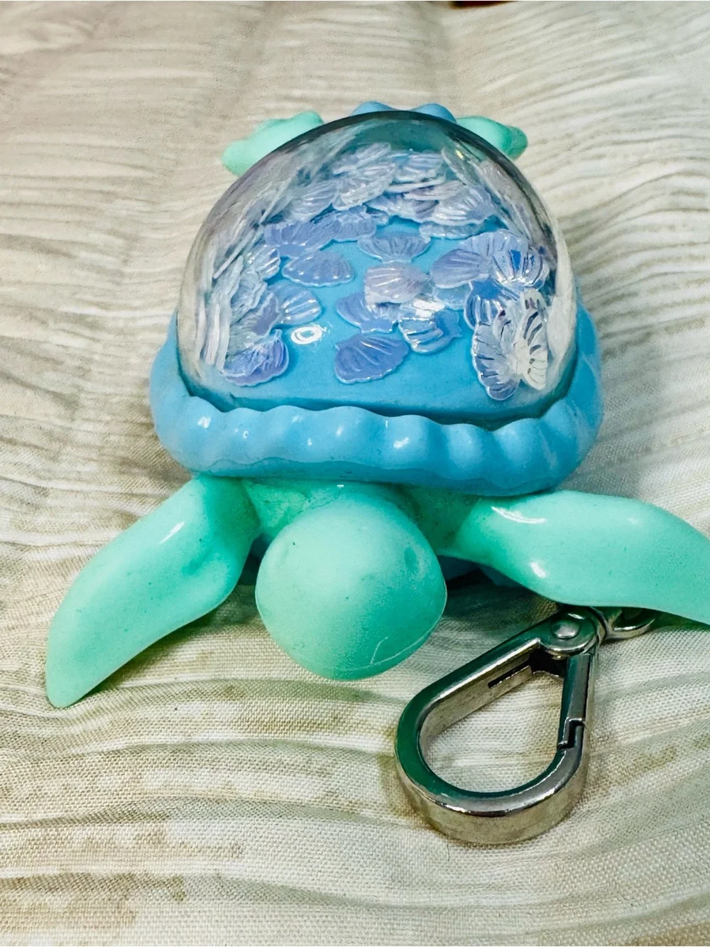 Bath and Body Works Sea Turtle Sanitizer Holder Purse Charm